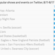 The most popular shows and events on Twitter, 8/11-8/17